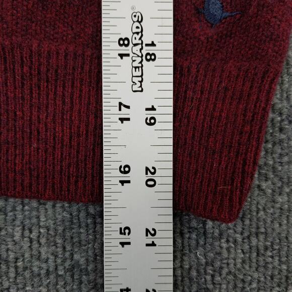Jack Wills Knitwear 100% Merino Wool Sweater Size 6 Red UK Size 10 - Picture 5 of 12